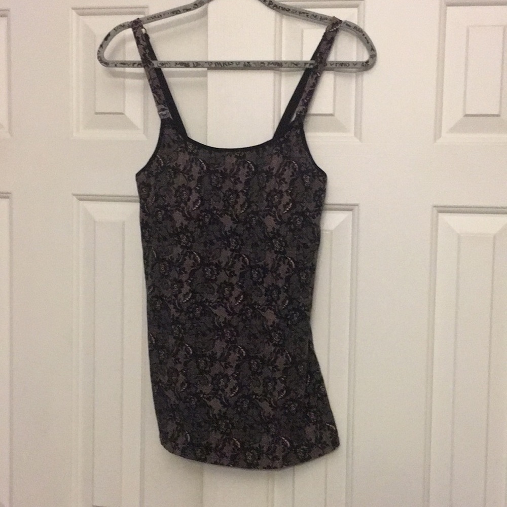 🇺🇸Gilligan & O'Malley Lace print tank cami